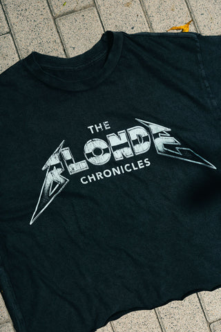 Blonde Chronicles Vintage Crop Rocker Tee