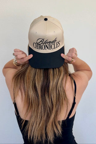 Blonde Chronicles Hat - Natural/Black